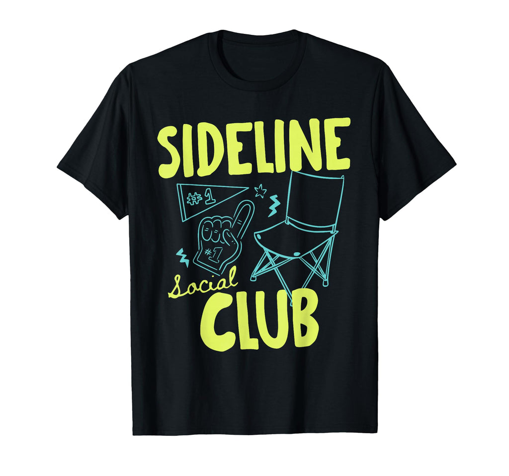 Sideline Social Club Sports Fan T-Shirt - Custom Art Print Men Women