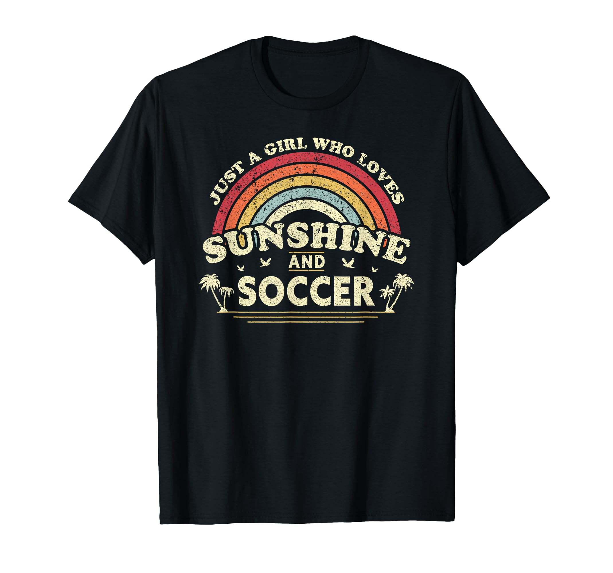 Who Loves Sunshine And Soccer Football T-Shirt - Novelty Apparel Men Women