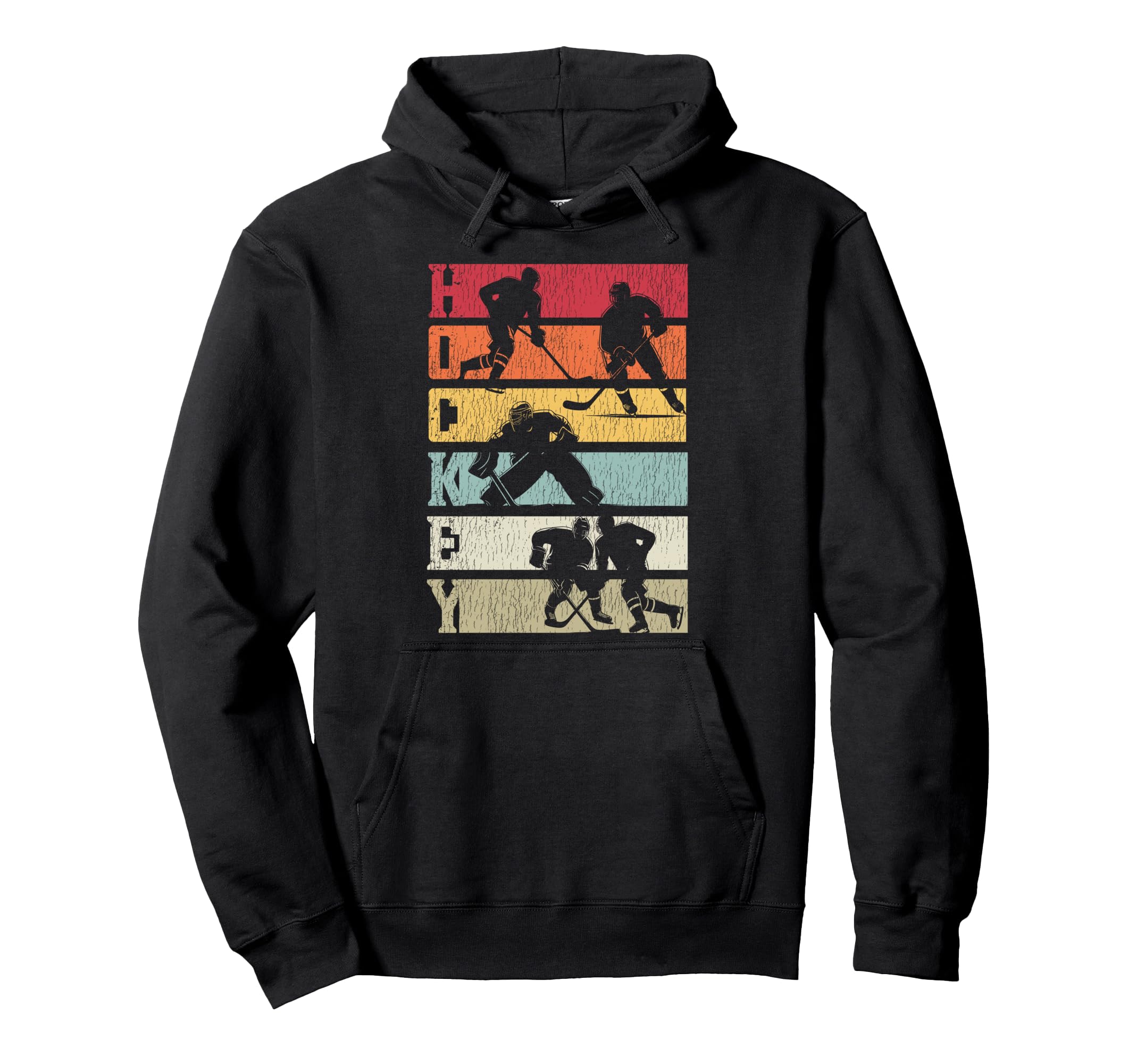Ice Hockey Goalie Goalkeeper Hockey Hoodie - Graphic Print for Adults