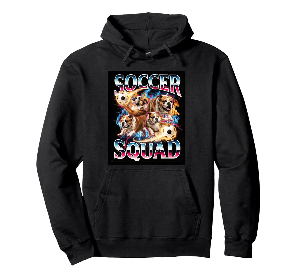 Funny Soccer Squad Meme Bootleg Hoodie - Novelty Apparel for Adults