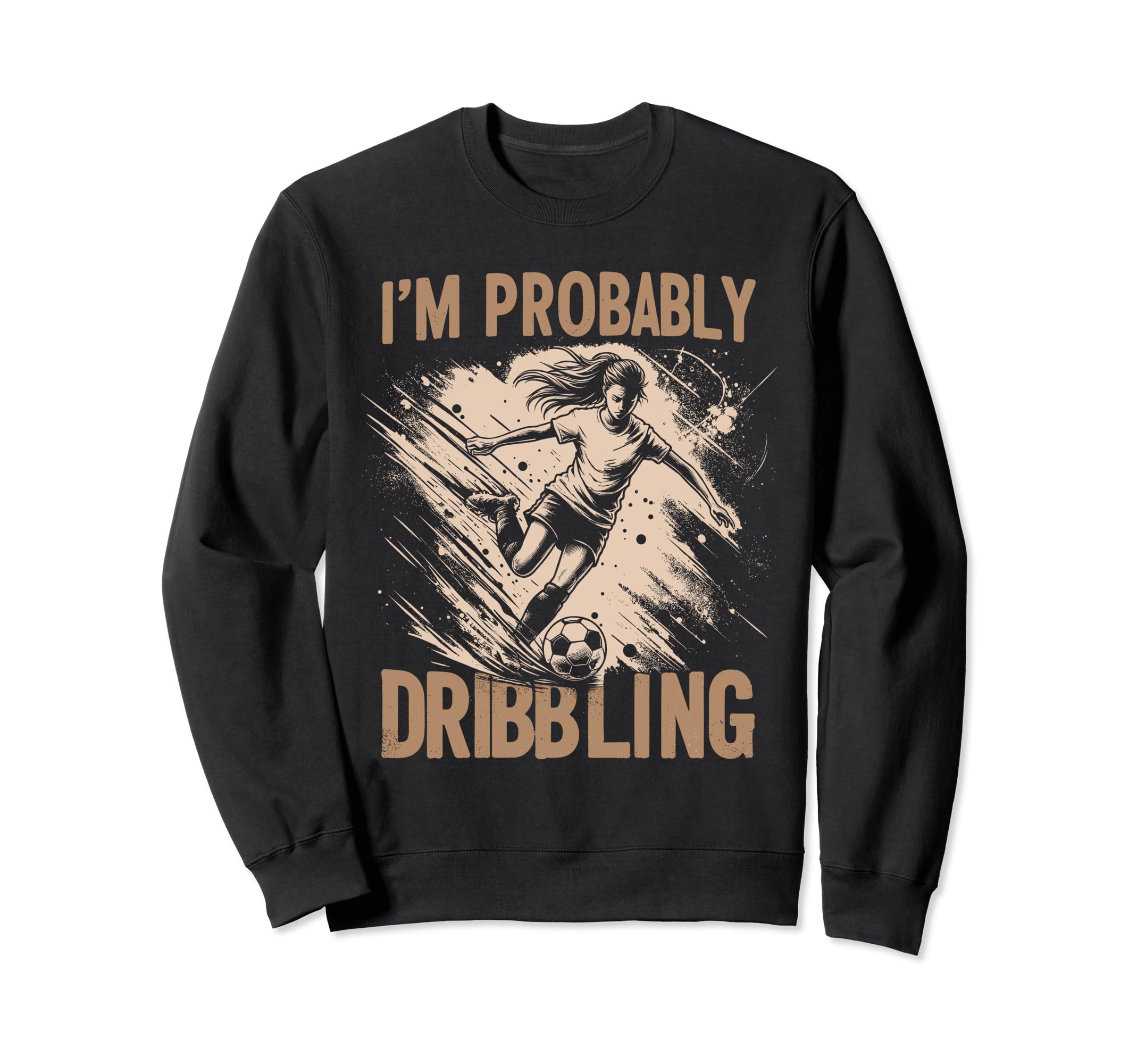Soccer Player Soccer Soccer Sweatshirt - Casual Everyday Wear for Adults