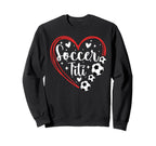 Soccer Titi Heart Titi Soccer Player Sweatshirt - Trendy Graphic Men Women
