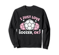 Soccer Soccer Player Soccer Sweatshirt - Graphic Print Unisex