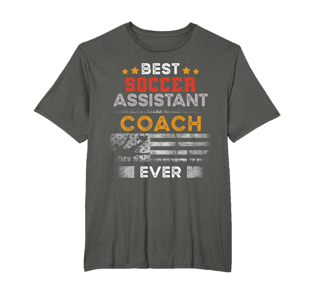 Best Soccer Assistant Coach Ever T-Shirt - Fun Novelty Design Unisex