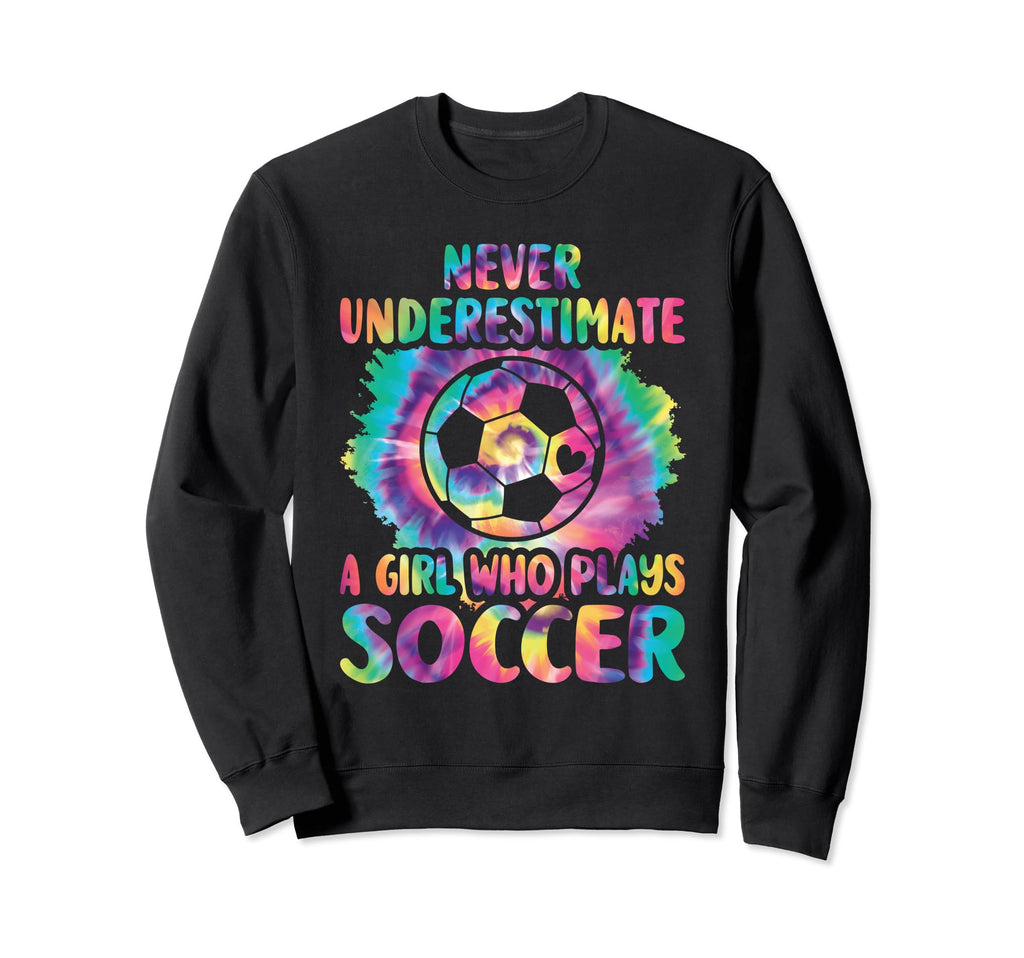Never Underestimate Who Plays Sweatshirt - Aesthetic Graphic for Adults