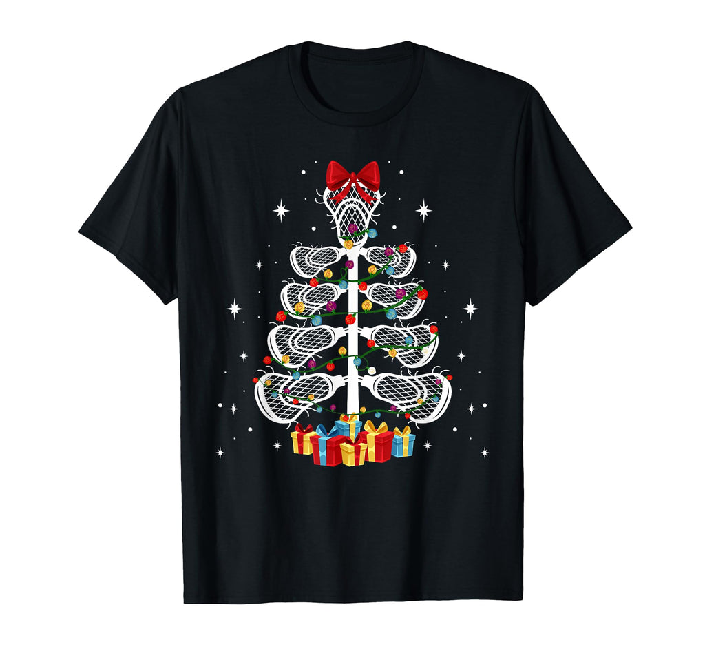 Lacrosse Player Gift Lacrosse Tree T-Shirt - Novelty Apparel Unisex