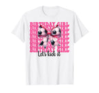 Birthday Lets Kick It Soccer Mom T-Shirt - Fun Novelty Design Men Women