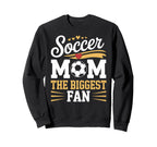Soccer Mom Football Mothers Day Sweatshirt - Minimalist Print Men Women