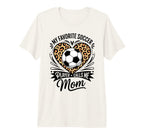 Womens Soccer Mom Mama Mothers Day T-Shirt - Aesthetic Graphic Men Women
