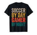 Soccer Day Gamer Night Video Game T-Shirt - Fun Novelty Design Men Women