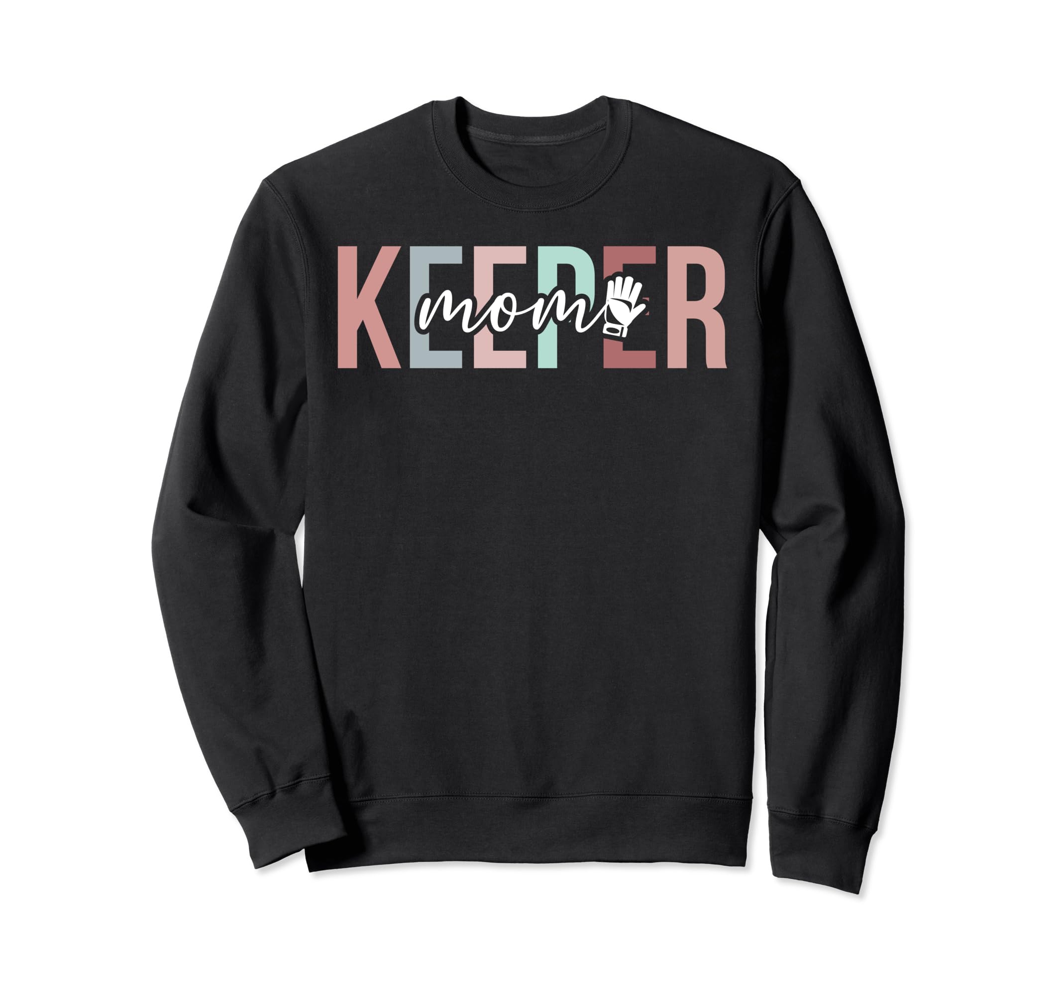 Boho Soccer Keeper Mom Soccer Sweatshirt - Aesthetic Graphic for Adults