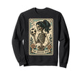 Soccer Mom Tarot Card Skeleton Sweatshirt - Graphic Print Men Women