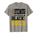 Gameday Football We Wear Black And T-Shirt - Streetwear Style for Adults