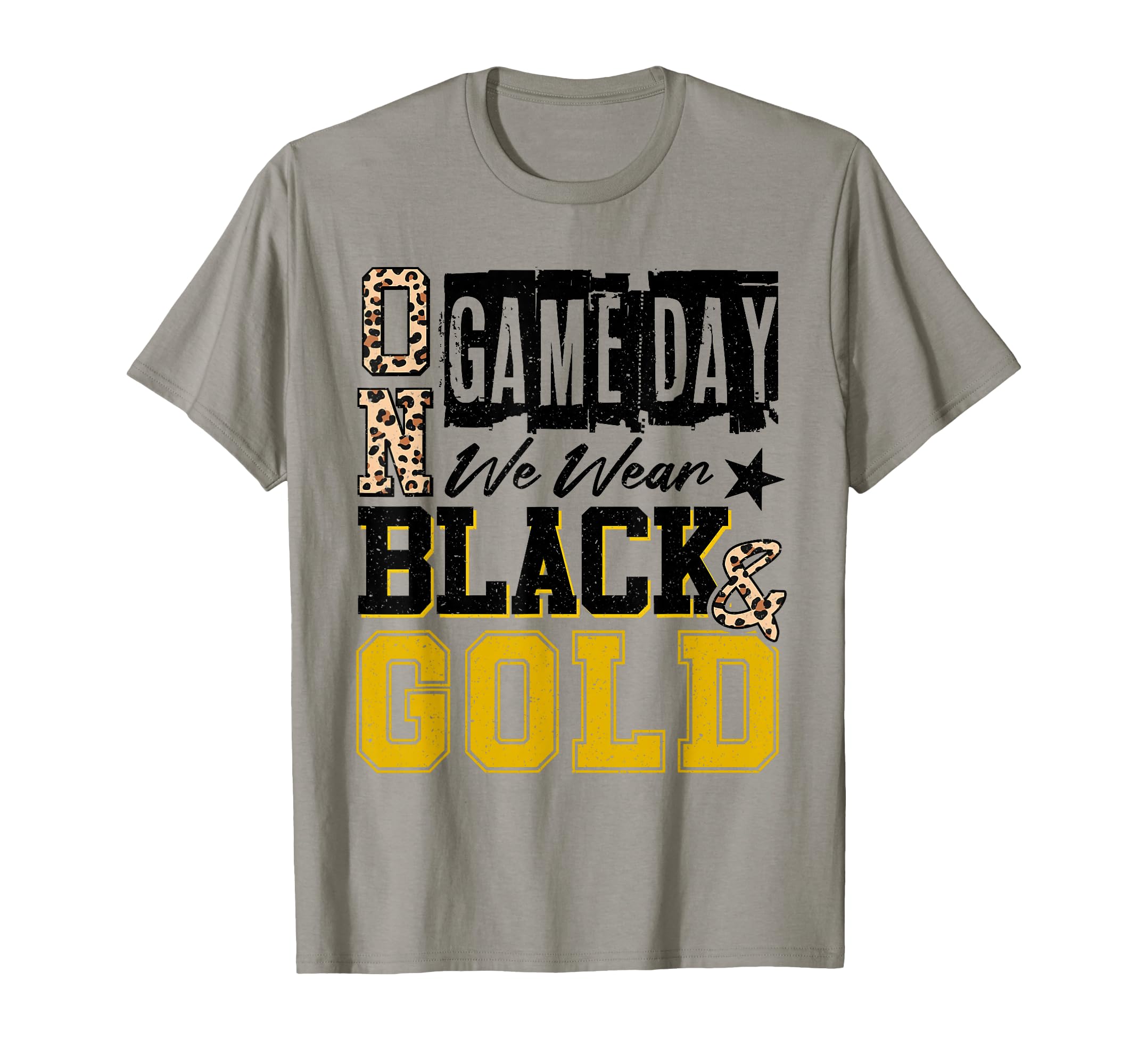 Gameday Football We Wear Black And T-Shirt - Streetwear Style for Adults