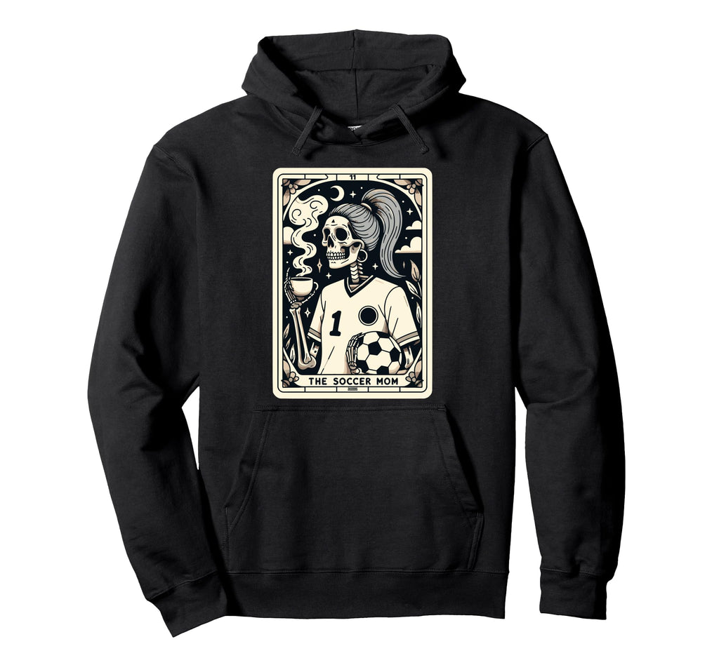 Soccer Mom Soccer Mum Tarot Card Hoodie - Unique Graphic Men Women