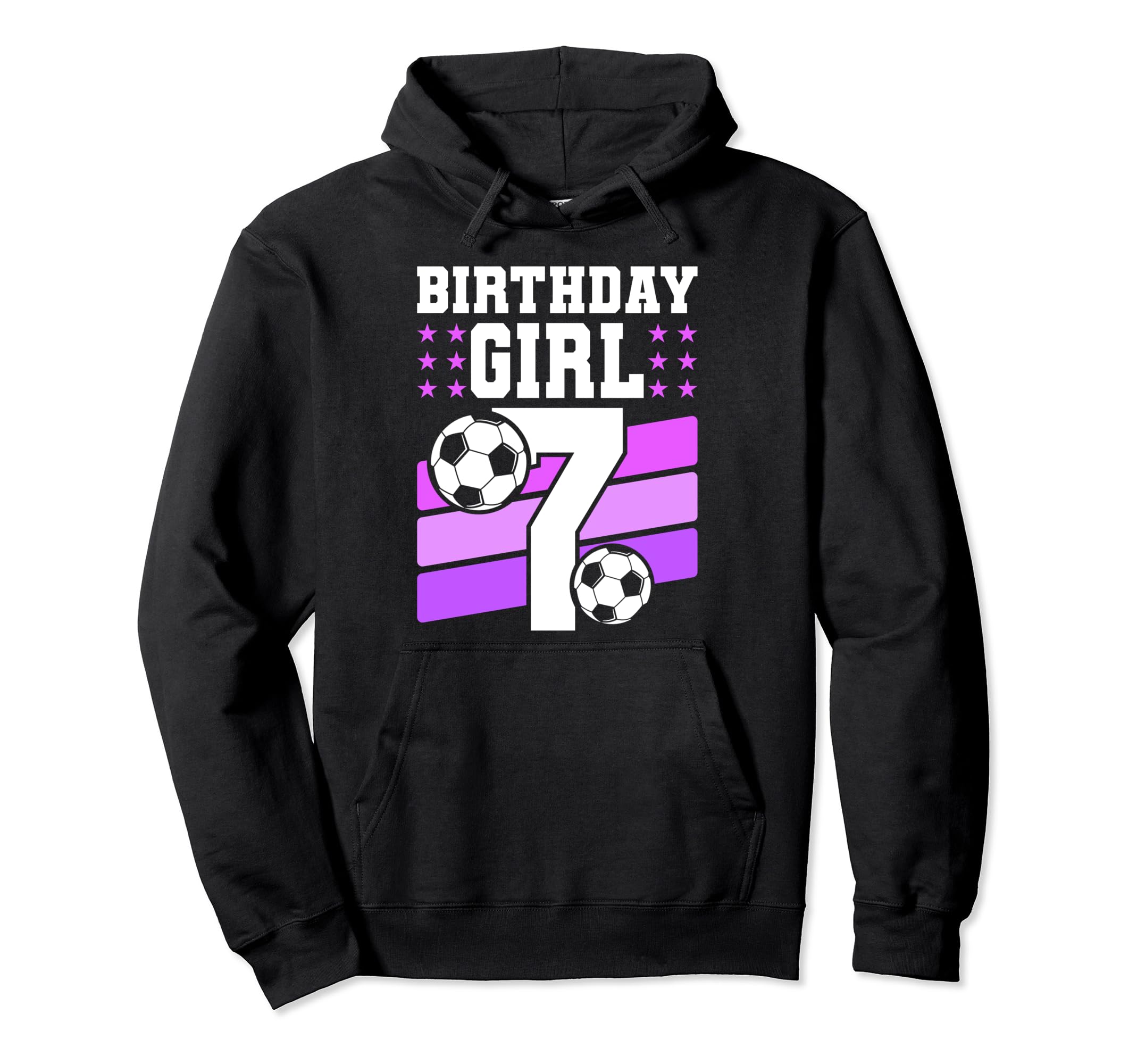 7 Years Old 7Th Birthday Gift Bday Soccer Hoodie - Unique Graphic Unisex