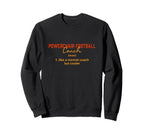 Powerchair Football Coach Definition Sweatshirt - Aesthetic Graphic Unisex