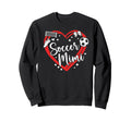 Soccer Mimi Grandma Heart Mimi Sweatshirt - Aesthetic Graphic for Adults