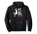 Just Who Loves Soccer Hoodie - Casual Everyday Wear for Adults
