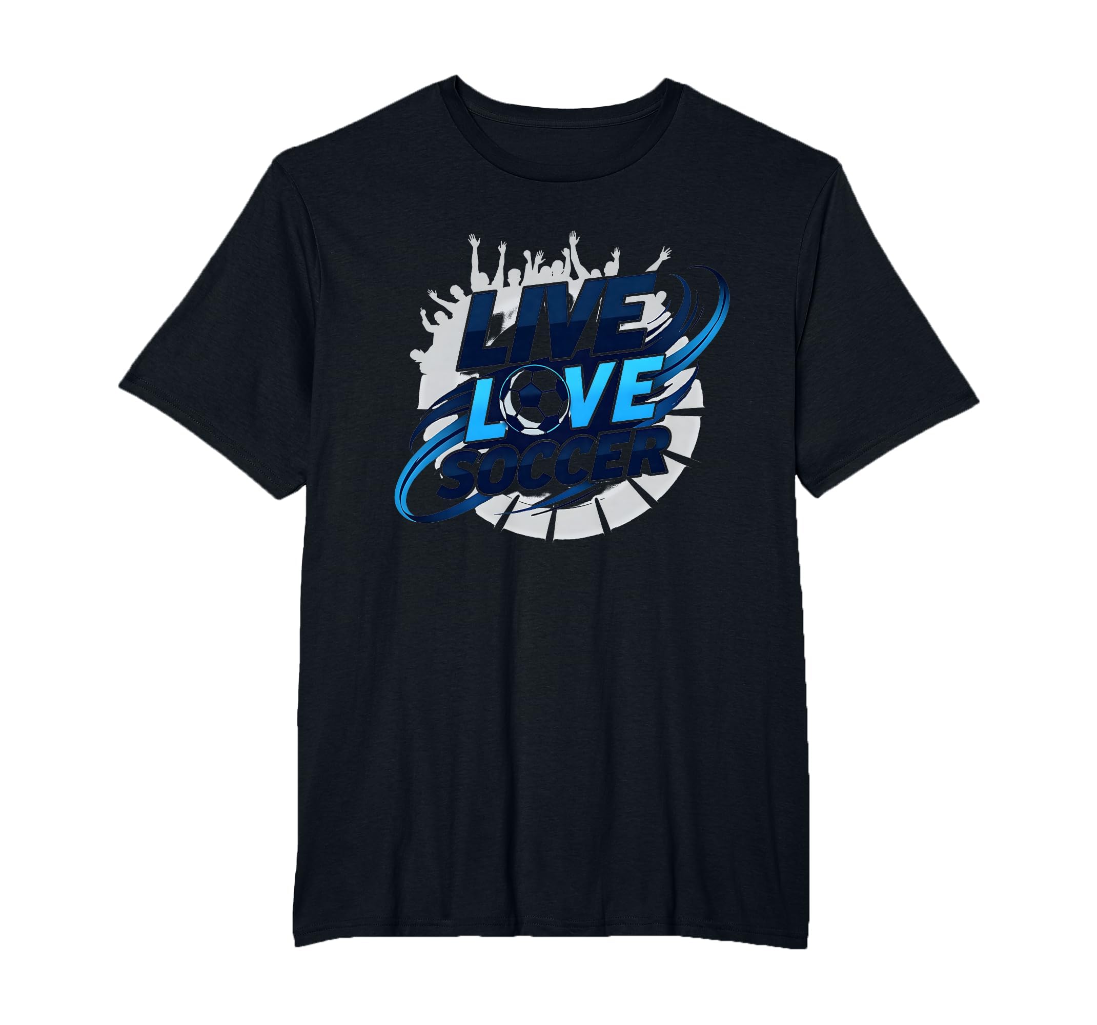 Soccer Mom Live Love Soccer Passion Sweatshirt - Trendy Graphic Men Women