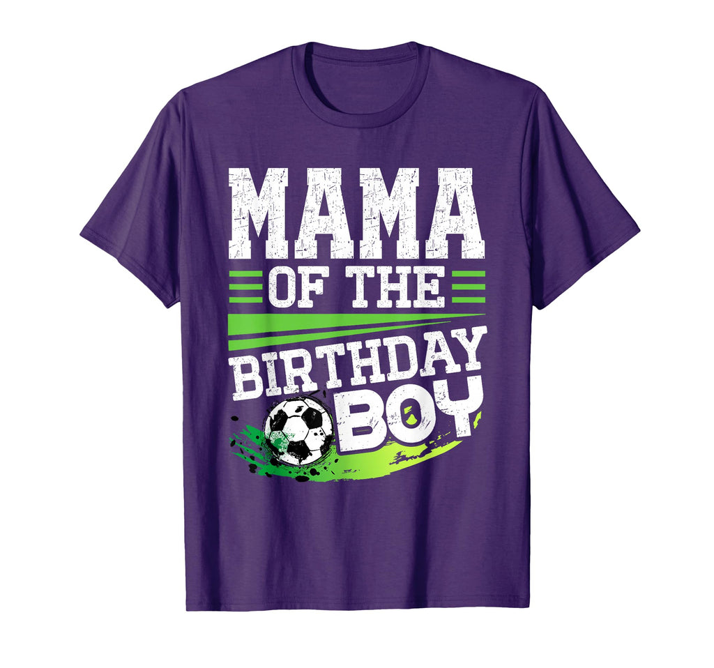 Soccer Birthday Mama Birthday Mama T-Shirt - Fun Novelty Design for Adults