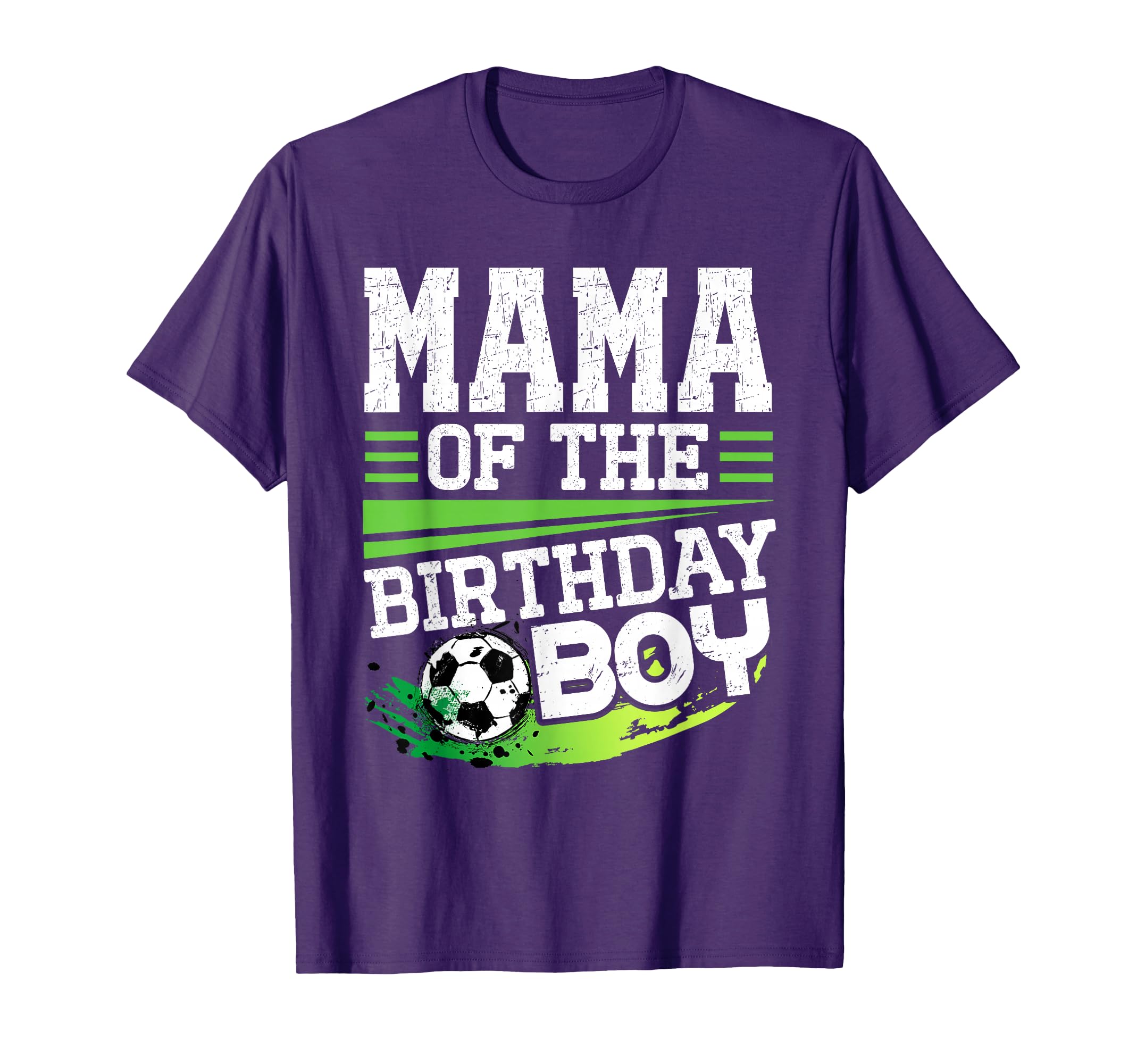 Soccer Birthday Mama Birthday Mama T-Shirt - Fun Novelty Design for Adults