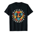 Teenager 13Th Birthday Soccer Player T-Shirt - Streetwear Style for Adults