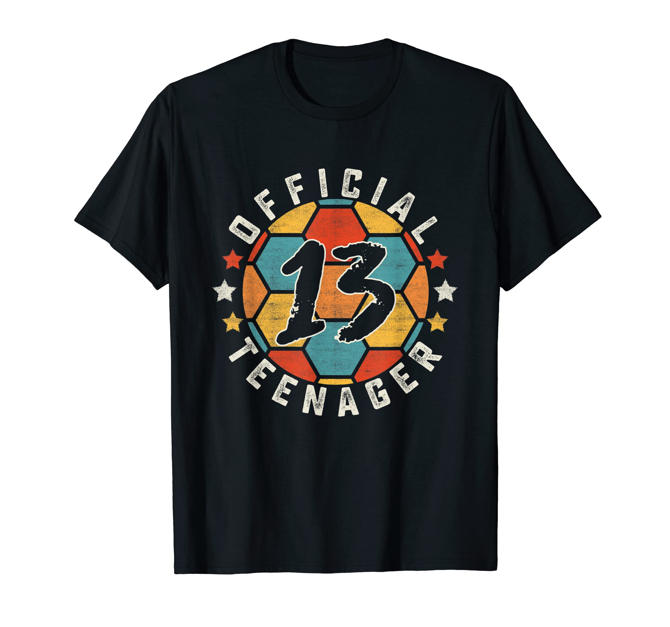 Teenager 13Th Birthday Soccer Player T-Shirt - Streetwear Style for Adults