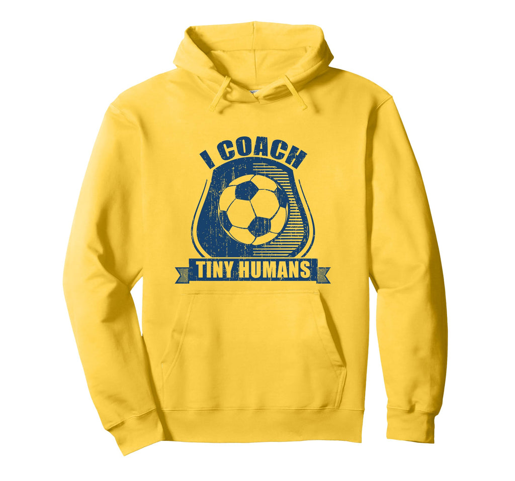 I Coach Tiny Humans Humans Soccer Sport Hoodie - Unique Graphic for Adults