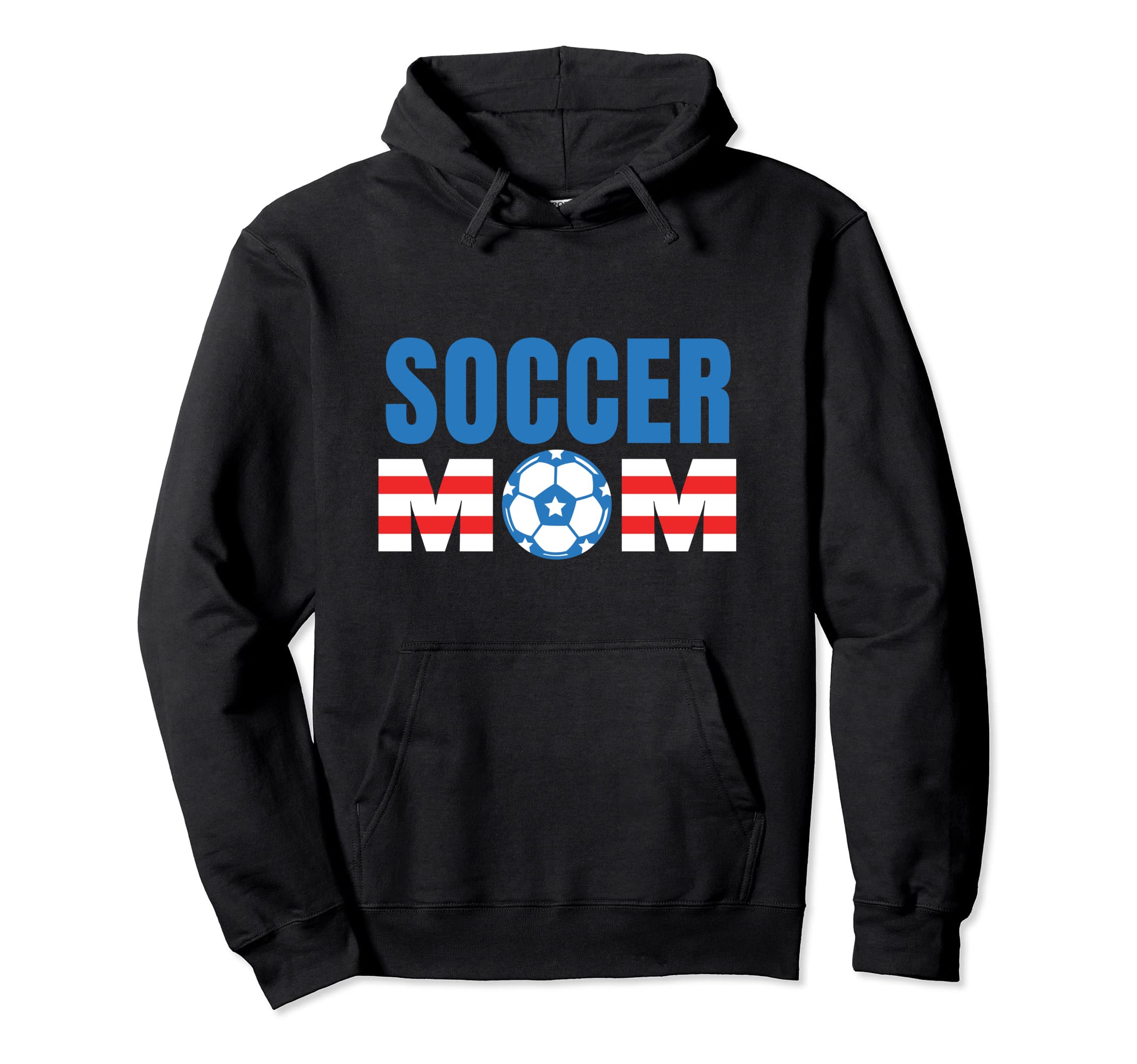 American Soccer Mom Hoodie - Minimalist Print Men Women