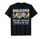 Soccer Goalkeeper Mom Leopard Mother T-Shirt - Trendy Graphic for Adults