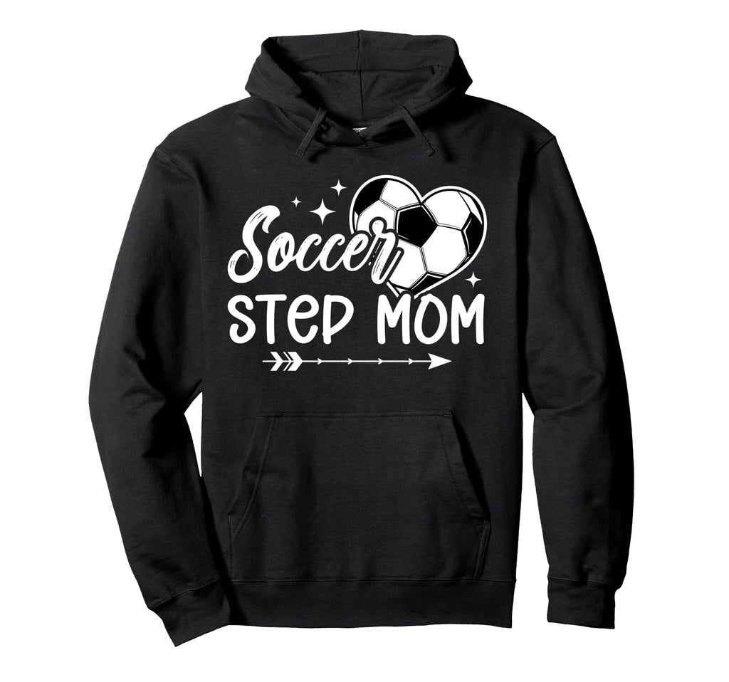 Soccer Step Mom Soccer Player Step Hoodie - Trendy Graphic for Adults