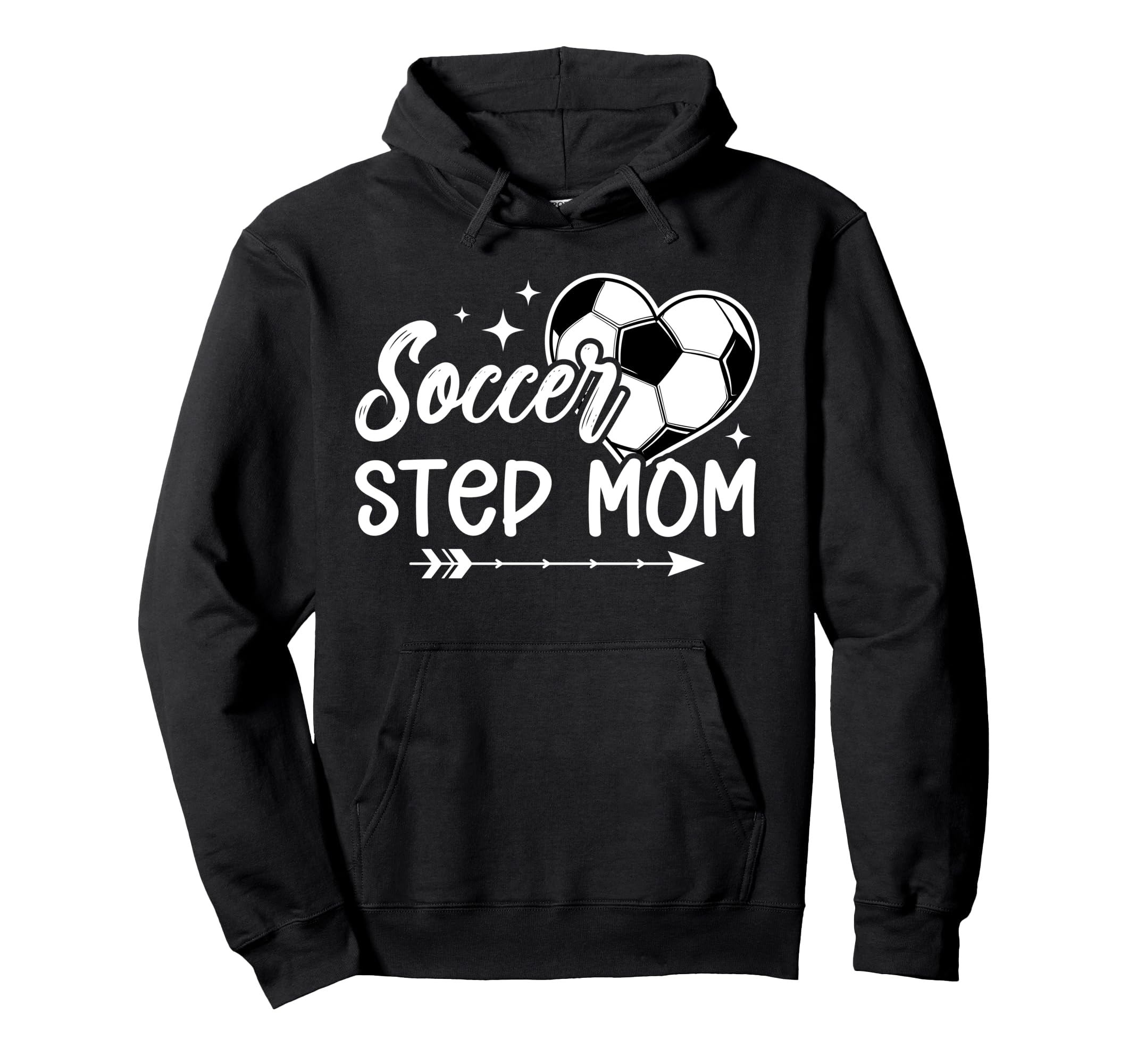 Soccer Step Mom Soccer Player Step Hoodie - Trendy Graphic for Adults