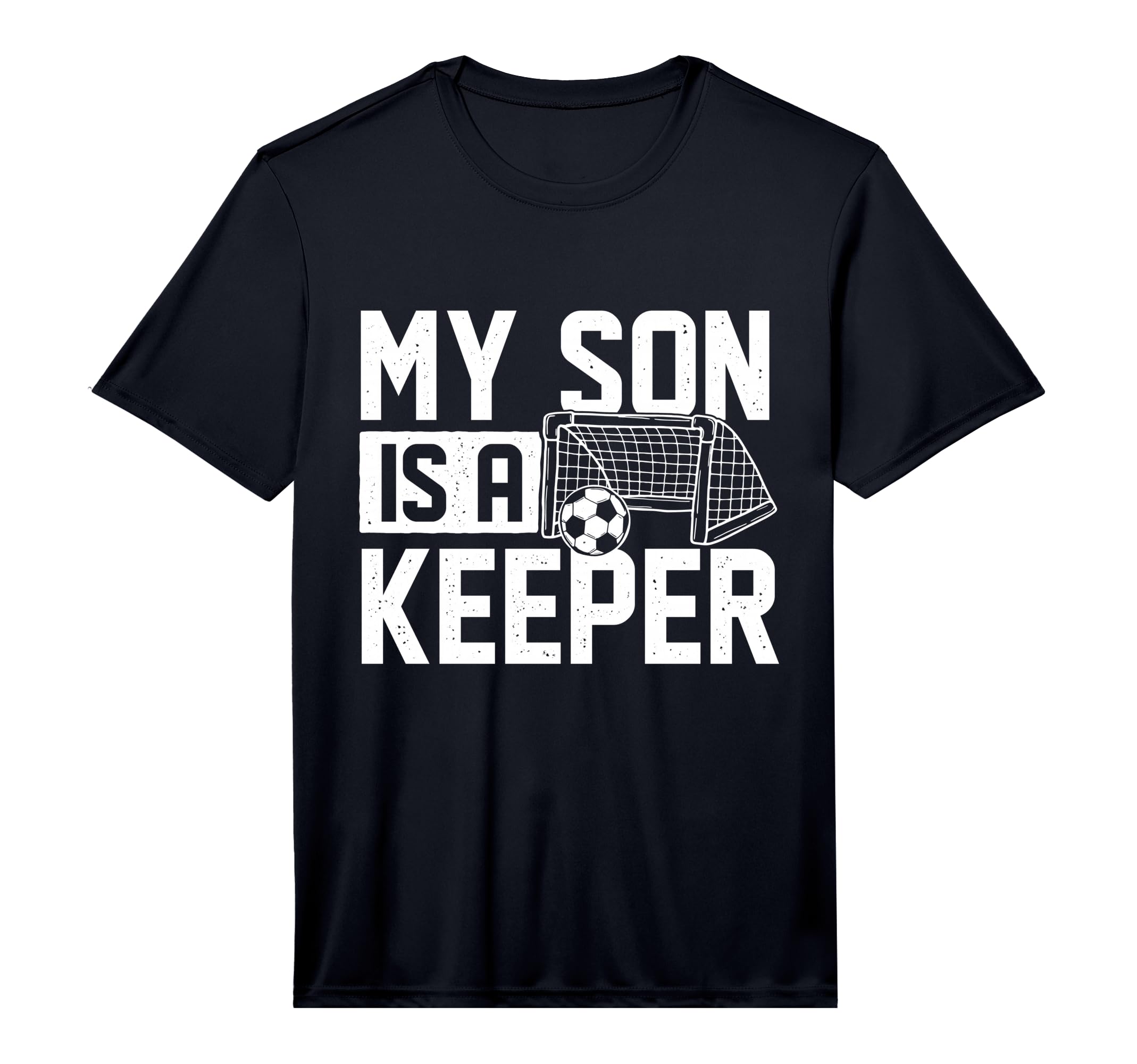 Mens My Son Is Keeper Soccer Lover T-Shirt - Unique Graphic for Adults