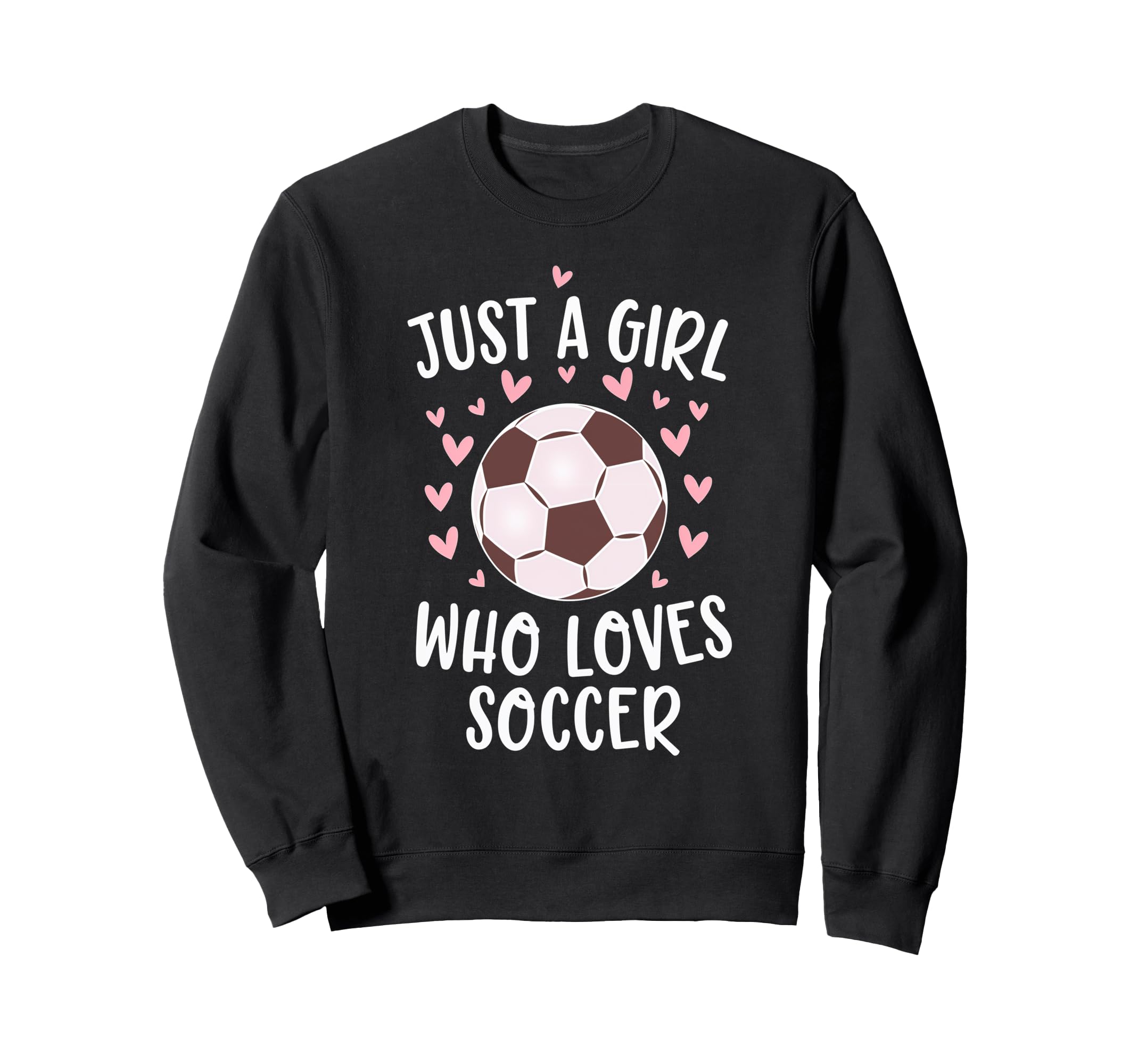 Just Who Loves Soccer Soccer Game Sweatshirt - Minimalist Print for Adults