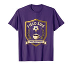 Field Side Philosopher Funny Soccer T-Shirt - Minimalist Print for Adults
