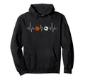 Soccer Basketball Heartbeat Funny Sport Hoodie - Minimalist Print Unisex