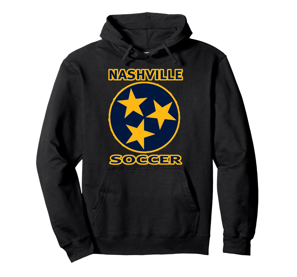 Nashville Soccer Tennessee Tristar Flag Hoodie - Aesthetic Graphic Unisex