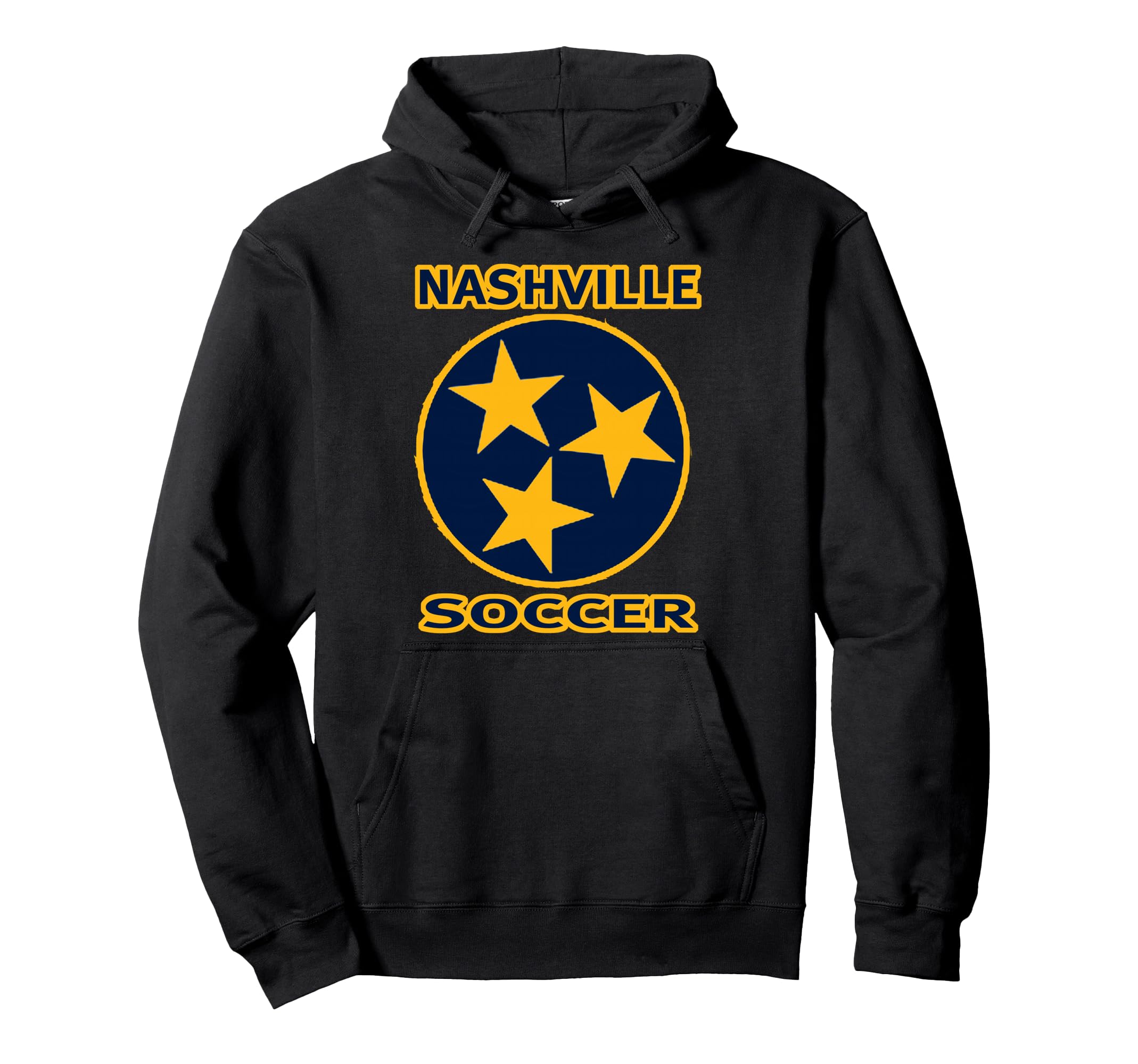 Nashville Soccer Tennessee Tristar Flag Hoodie - Aesthetic Graphic Unisex