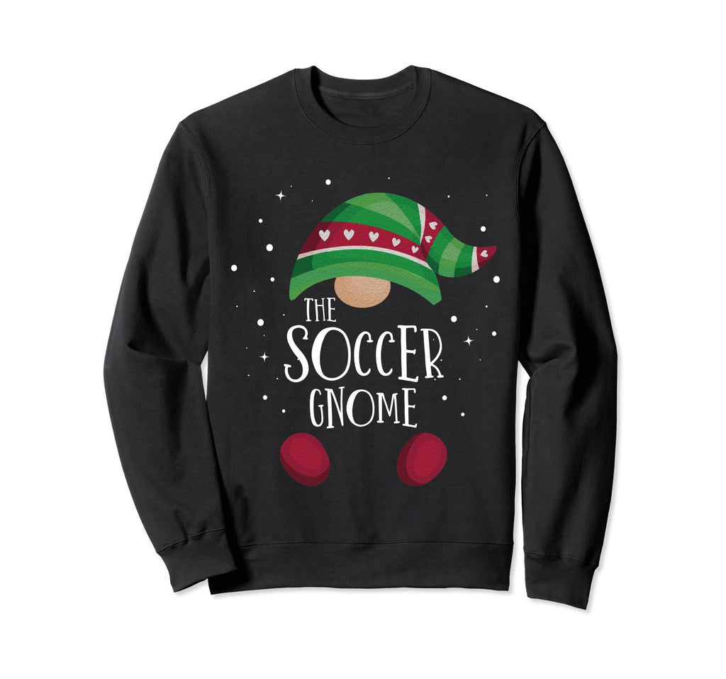 Soccer Gnome Matching Pjs Sweatshirt - Fun Novelty Design for Adults