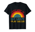 Funny I Just Want To Eat Grape And T-Shirt - Aesthetic Graphic Men Women
