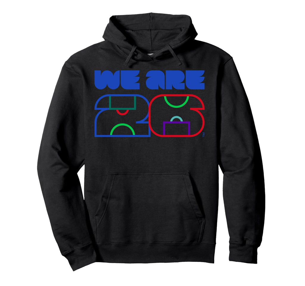 Soccer Field Logo Hoodie | Football Supporter Pullover