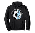 Mom Ballers Funny Soccer Volleyball Hoodie - Custom Art Print for Adults