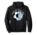 Mom Ballers Funny Soccer Volleyball Hoodie - Custom Art Print for Adults