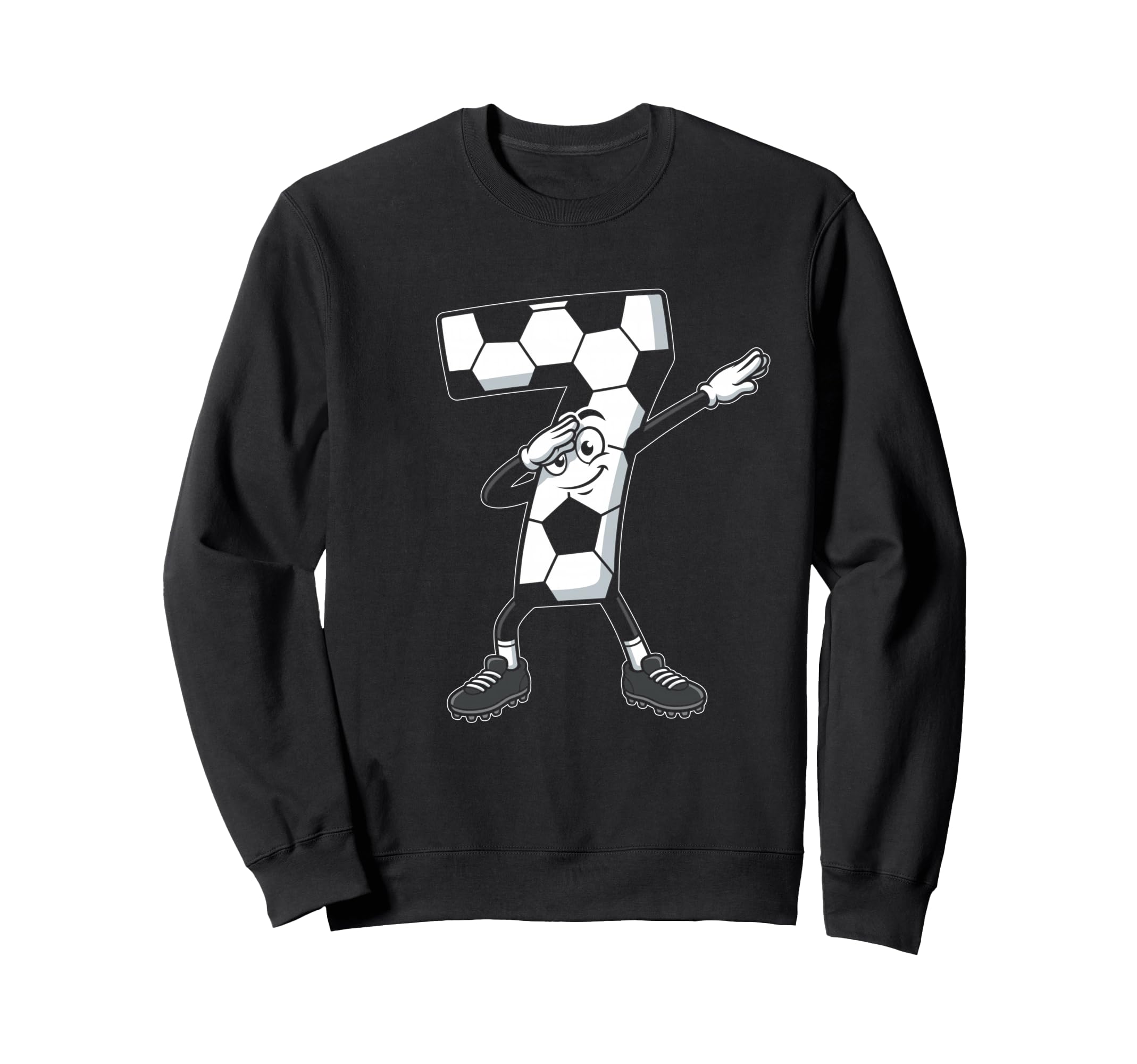 7Th Birthday 7 Year Old Soccer Sweatshirt - Casual Everyday Wear Unisex