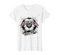 Soccer Heart Beats Here Soccer T-Shirt - Aesthetic Graphic Men Women