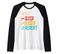 Eat Sleep Soccer Repeat Sports Sweatshirt - Custom Art Print Men Women