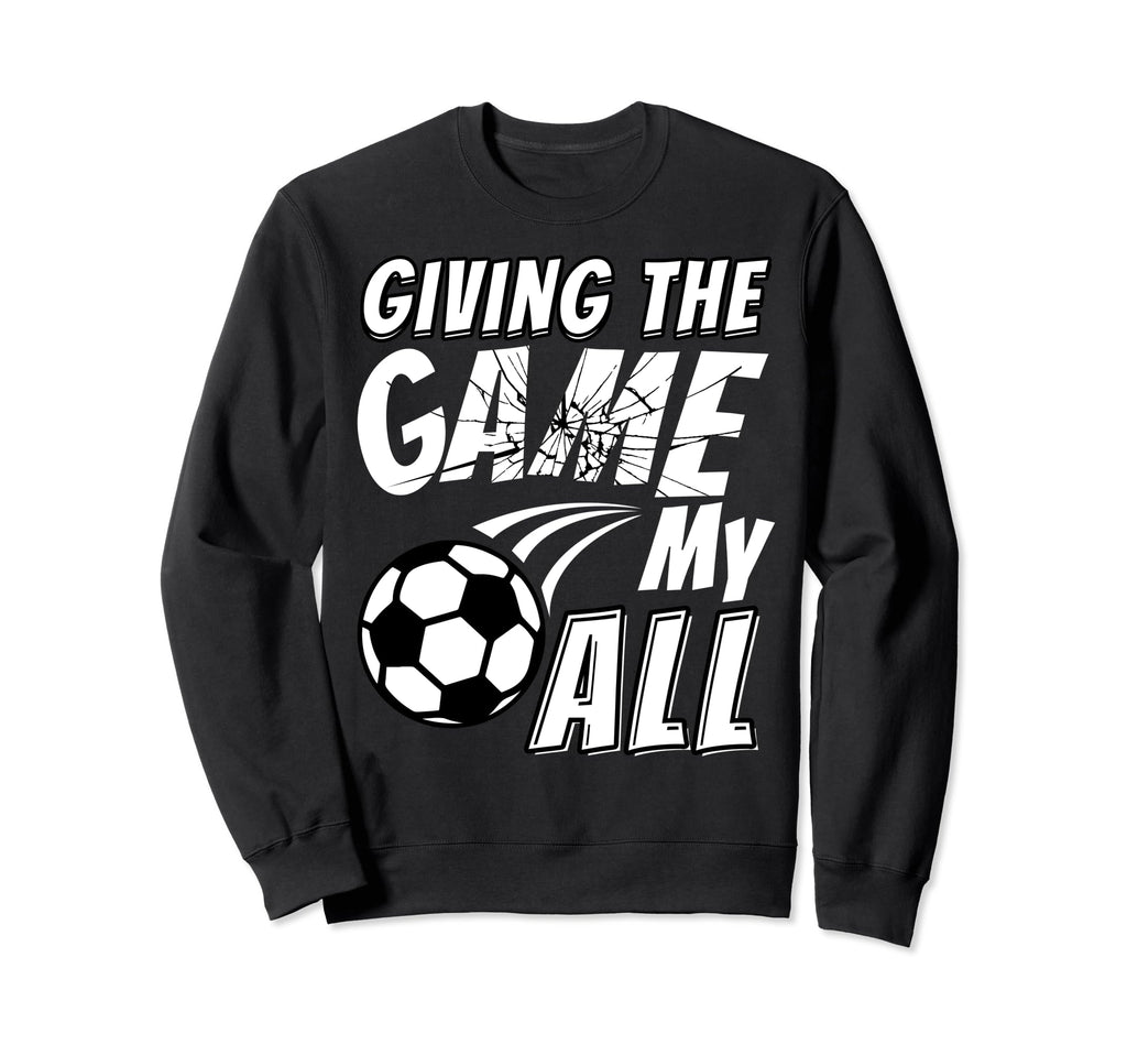 Motivational Soccer Game Soccer Mom Sweatshirt - Streetwear Style Unisex
