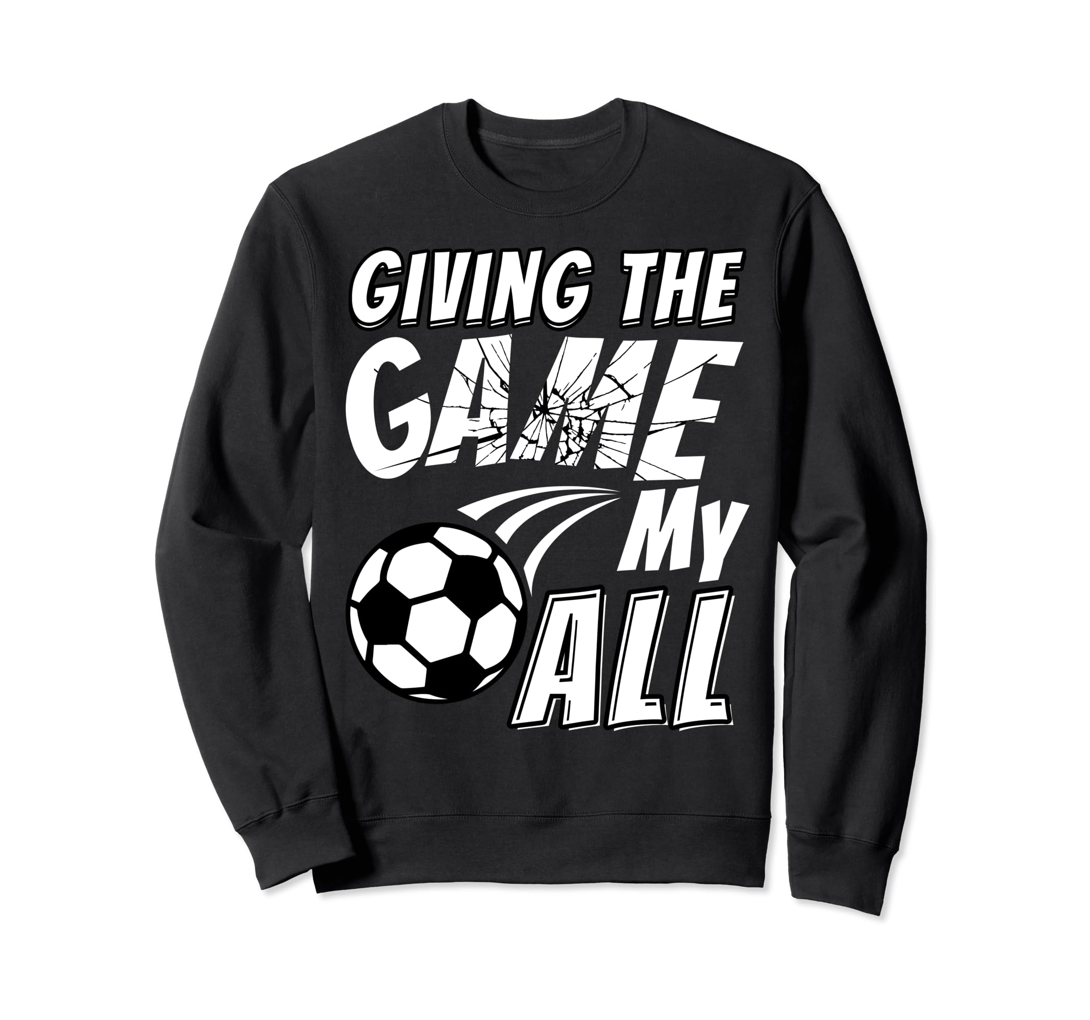 Motivational Soccer Game Soccer Mom Sweatshirt - Streetwear Style Unisex