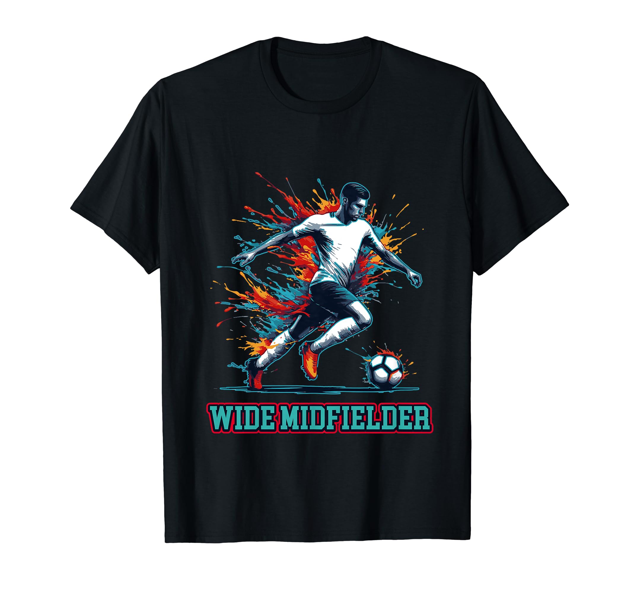 Soccer Wide Midfielder Fullback Position T-Shirt - Minimalist Print Unisex